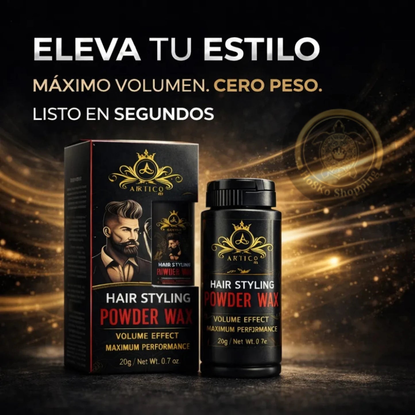 Ártico Men – Cera en Polvo Volumen para Estilizar el Cabello y Aportar Cuerpo (20 g)