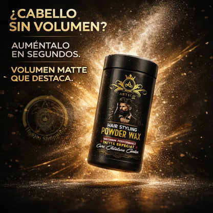 Ártico Men – Cera en Polvo Matte para Dar Volumen y Estilizar el Cabello (20 g)