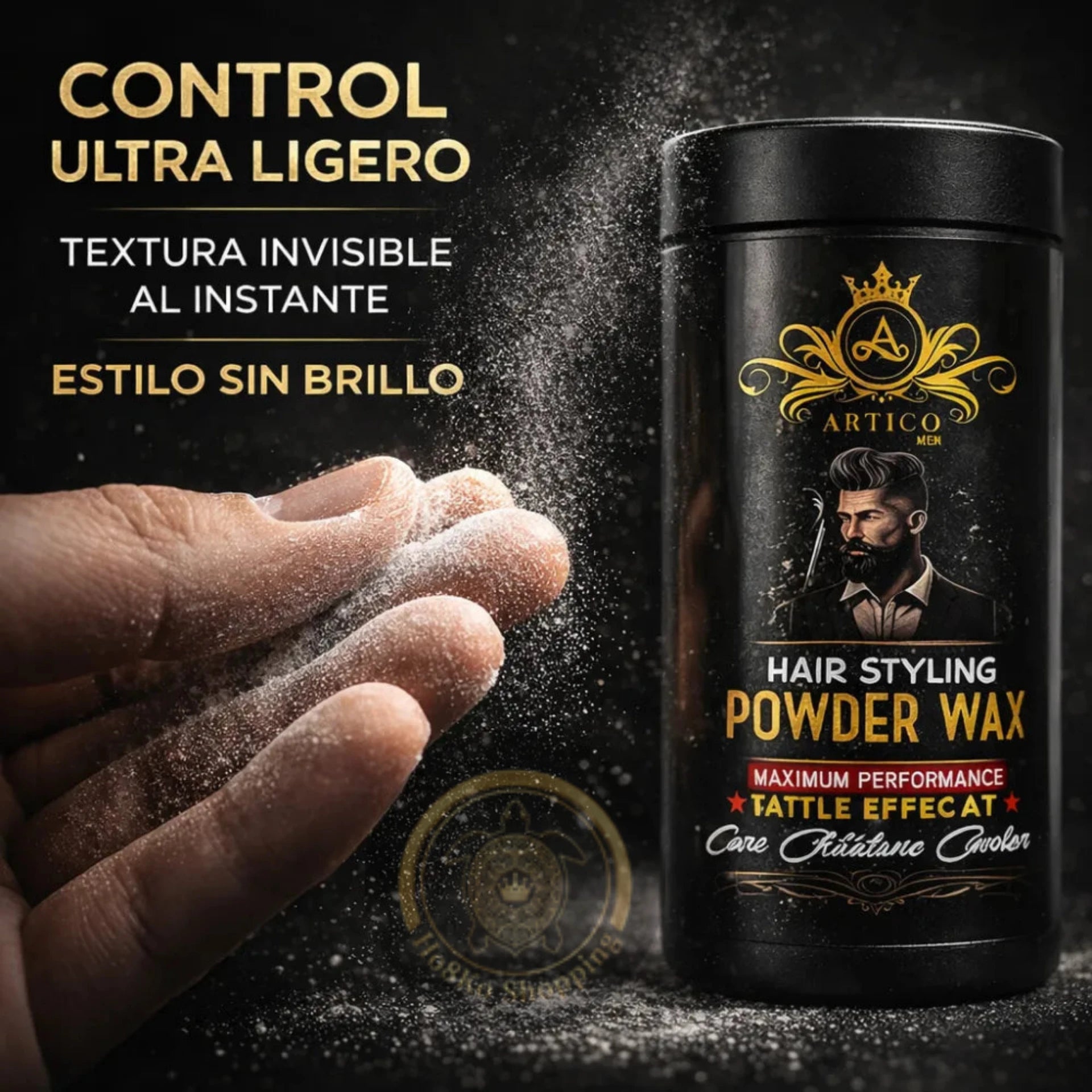 Ártico Men – Cera en Polvo Matte para Dar Volumen y Estilizar el Cabello (20 g)