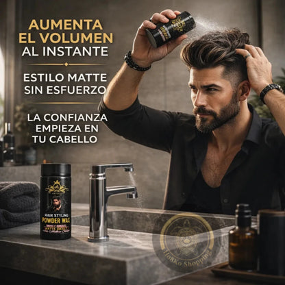 Ártico Men – Cera en Polvo Matte para Dar Volumen y Estilizar el Cabello (20 g)