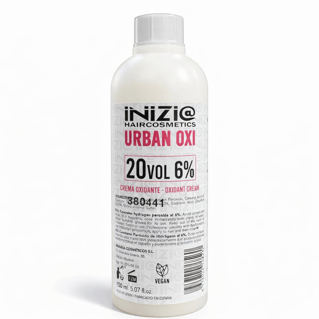 Inizia Hair Cosmetics – Crema Oxidante Profesional para Coloración, Activa Tinte, Uso Profesional, 1000ML