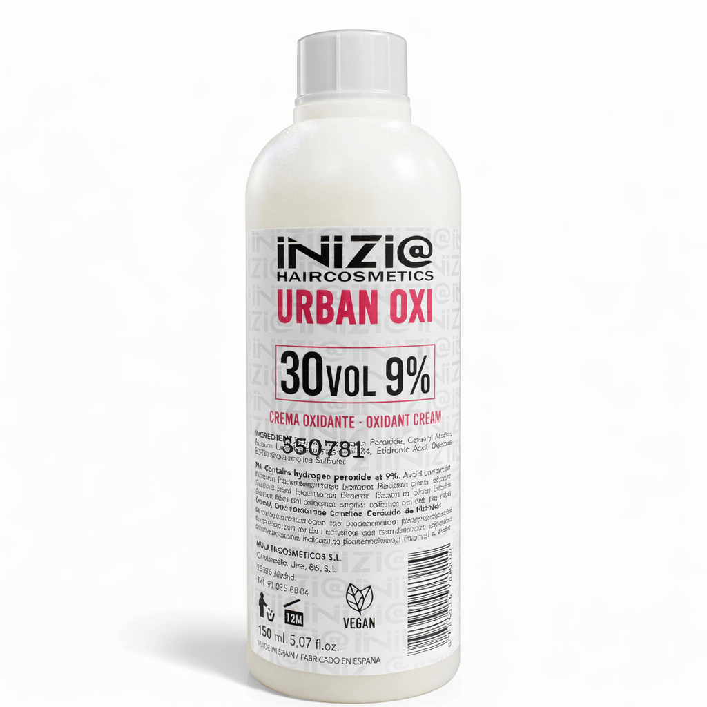 Inizia Hair Cosmetics – Crema Oxidante Profesional para Coloración, Activa Tinte, Uso Profesional, 1000ML