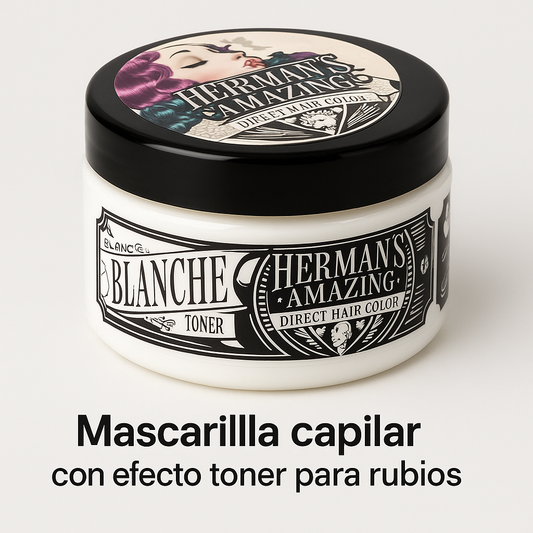 Herman’s Amazing – Mascarilla Color con efecto toner para rubios y platino 125ml