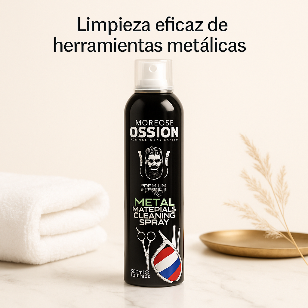 OSSION – Spray desinfectante para herramientas metálicas, desinfección rápida, uso profesional, 300 ml