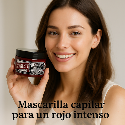 Herman’s Amazing – Mascarilla de color Scarlett Rogue Red 125ml