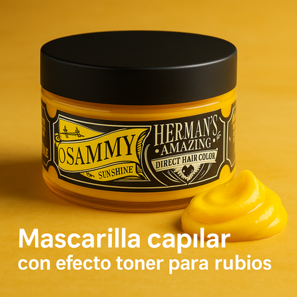 Herman’s Amazing – Mascarilla de color Sammy Sunshine para cabello 125 ml
