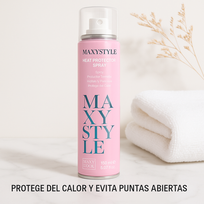 MAXYSTYLE – Spray protector térmico para secado, protege del calor y evita puntas abiertas | 150 ml