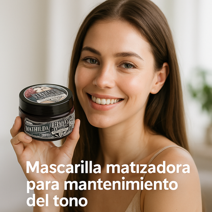 Herman’s Amazing – Mascarilla color Grey Mathilda para refrescar tonos fríos 125 ml