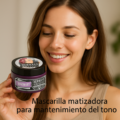 Herman’s Amazing - Mascarilla de color Rosemary Mauve para intensificar tonos 125 ml