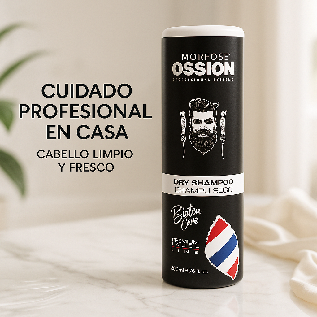 Morfose Ossion – Champú en Seco con Biotina para Cabello Limpio y Fresco 200 ml