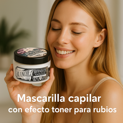 Herman’s Amazing – Mascarilla Color con efecto toner para rubios y platino 125ml