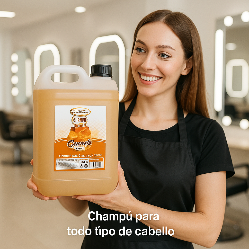 Be´Shyne® – Champú caramelo pH 5.5 para todo tipo de cabello, 5L
