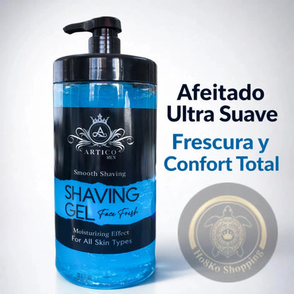 ÁRTICO MEN – Gel de Afeitar Hidratante para Afeitado Suave y Fresco 1.5L