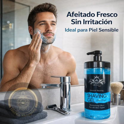 ÁRTICO MEN – Gel de Afeitar Hidratante para Afeitado Suave y Fresco 1.5L