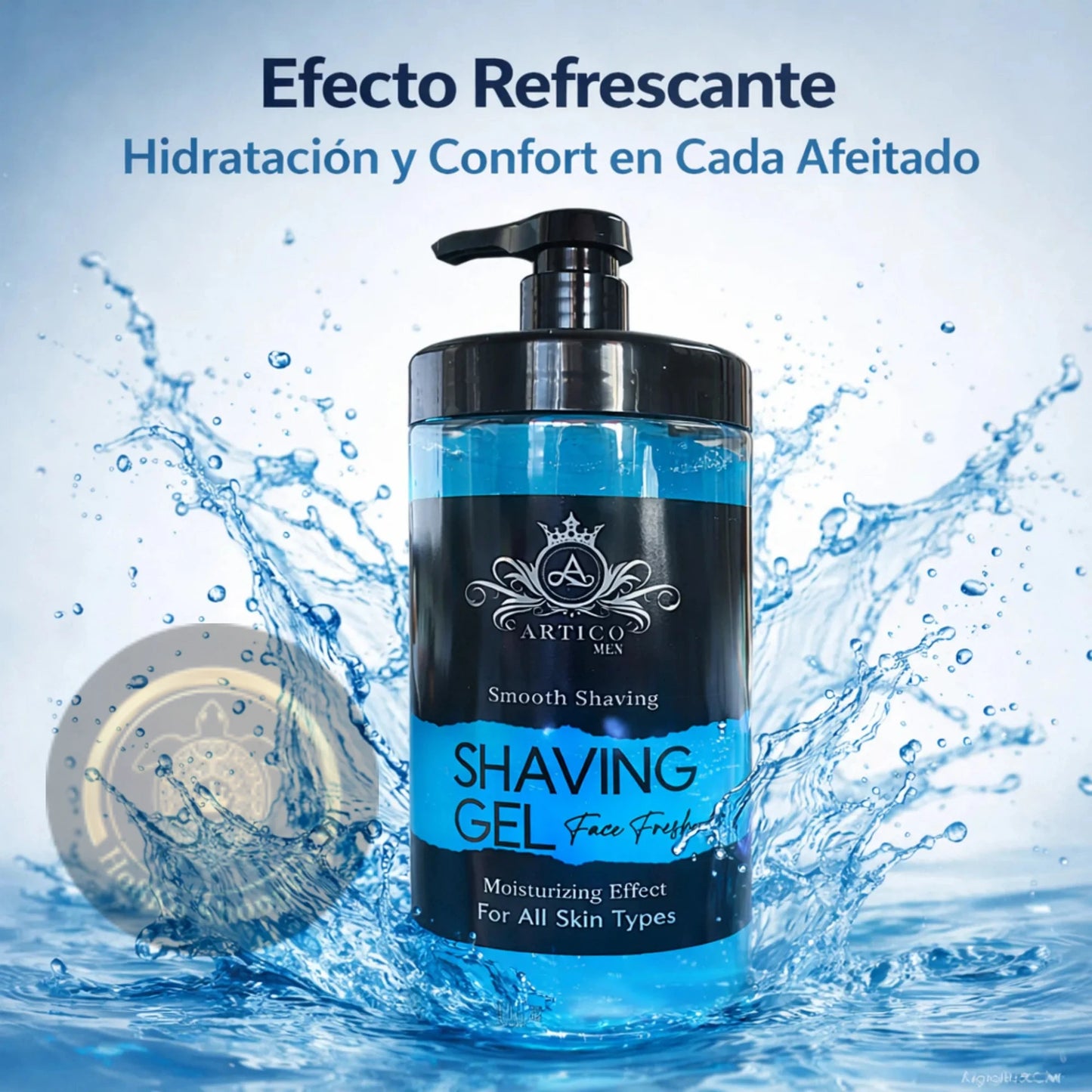 ÁRTICO MEN – Gel de Afeitar Hidratante para Afeitado Suave y Fresco 1.5L